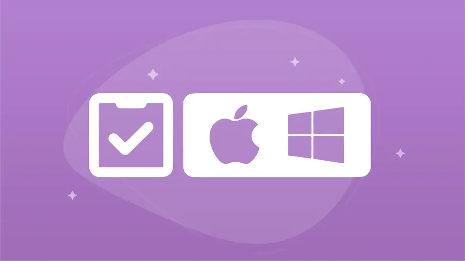 Planning Center Check-Ins logo next to Mac and Windows logos.