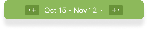 null A button option to go back and forth between date ranges.