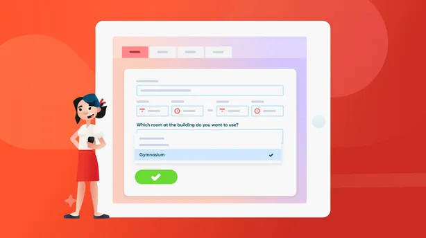 Add room and resource fields to Calendar forms for custom selections
