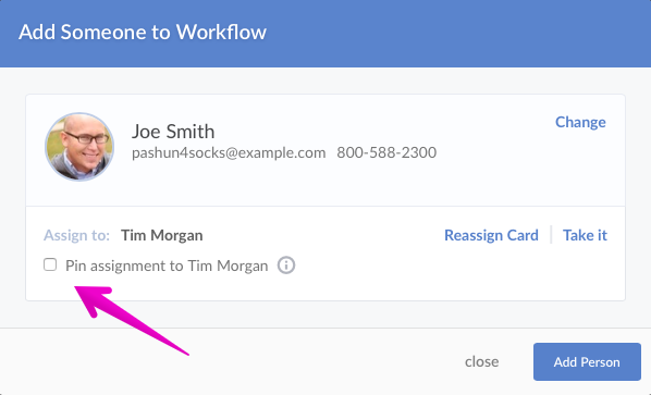 New Workflow Card