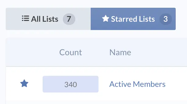 Lists Updates—Search, Stars, and Relative Dates
