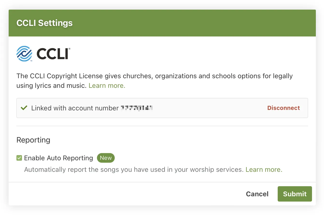 CCLI Settings Modal.png