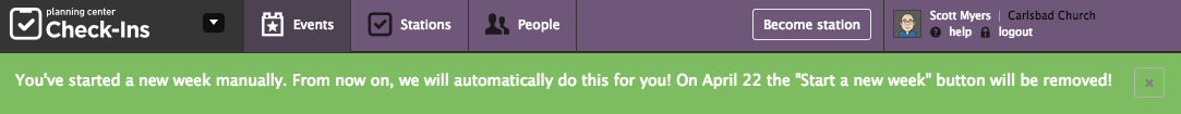 null Recurring Weeks