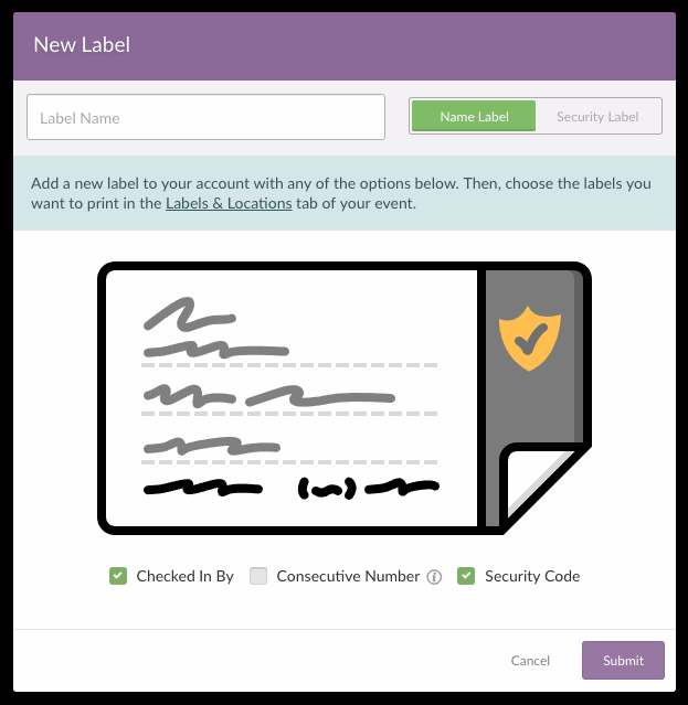 null Custom Labels