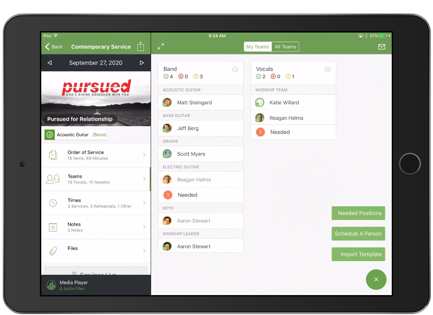 Import Templates from Mobile