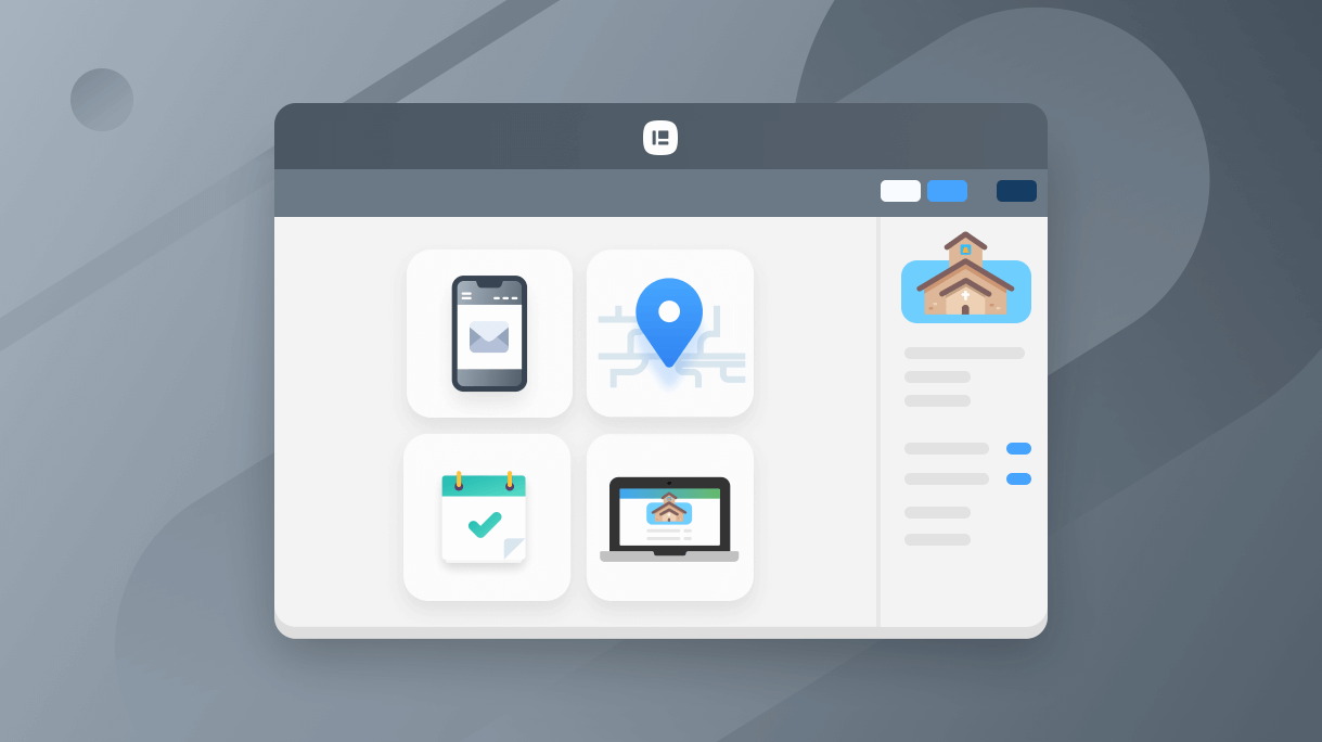 Illustration of publishing dashboard