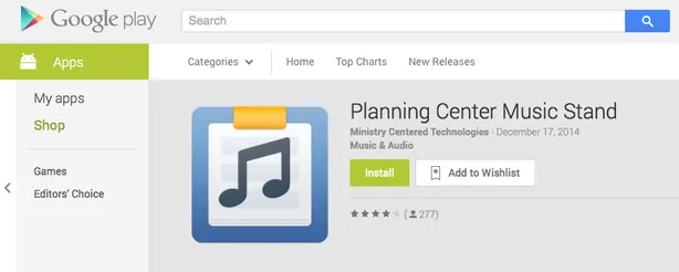 Music Stand for Android 3.5