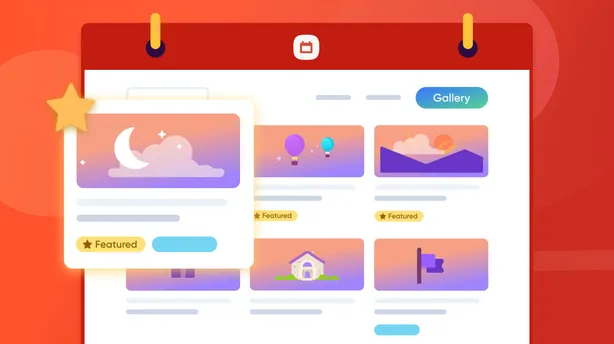 Spotlight the calendar: new gallery view and featured events