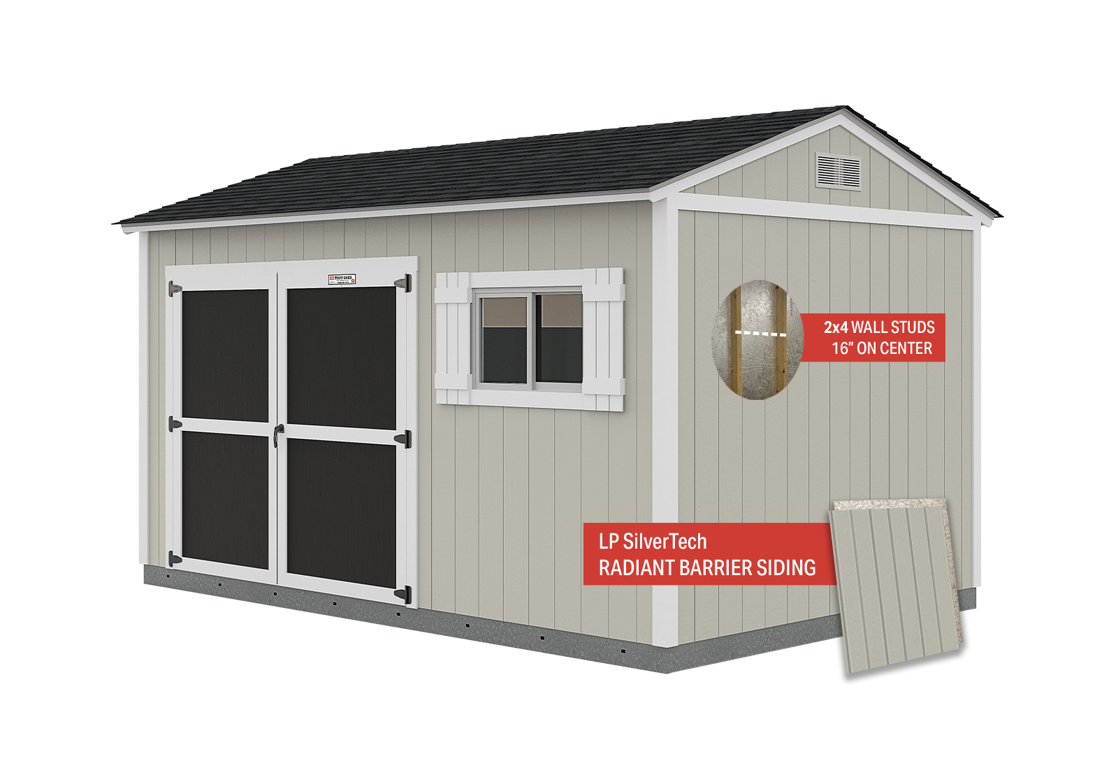 Premier Tall Ranch Shed - TUFF SHED