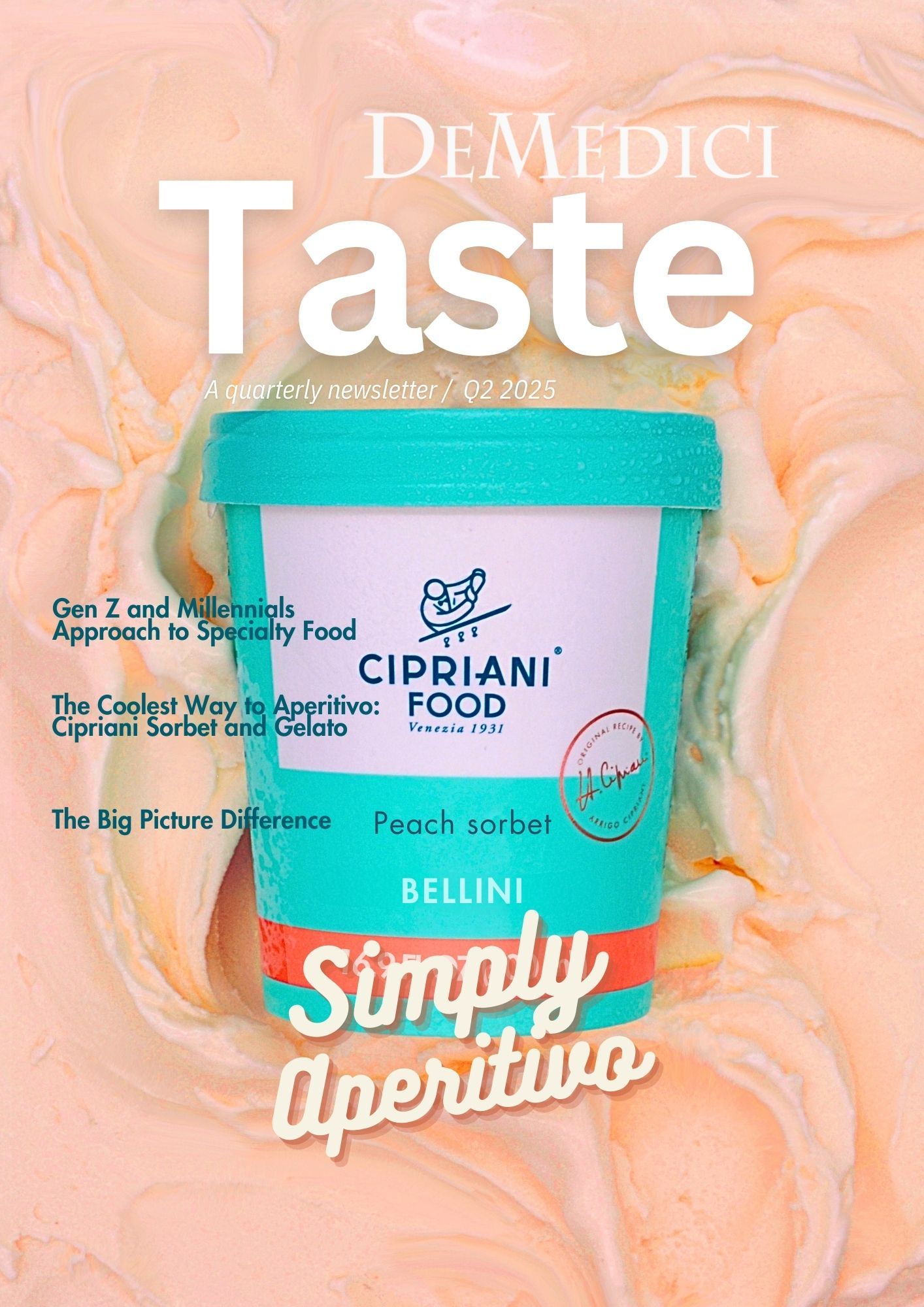 Taste Newsletter Simply Aperitivo Q2 2025