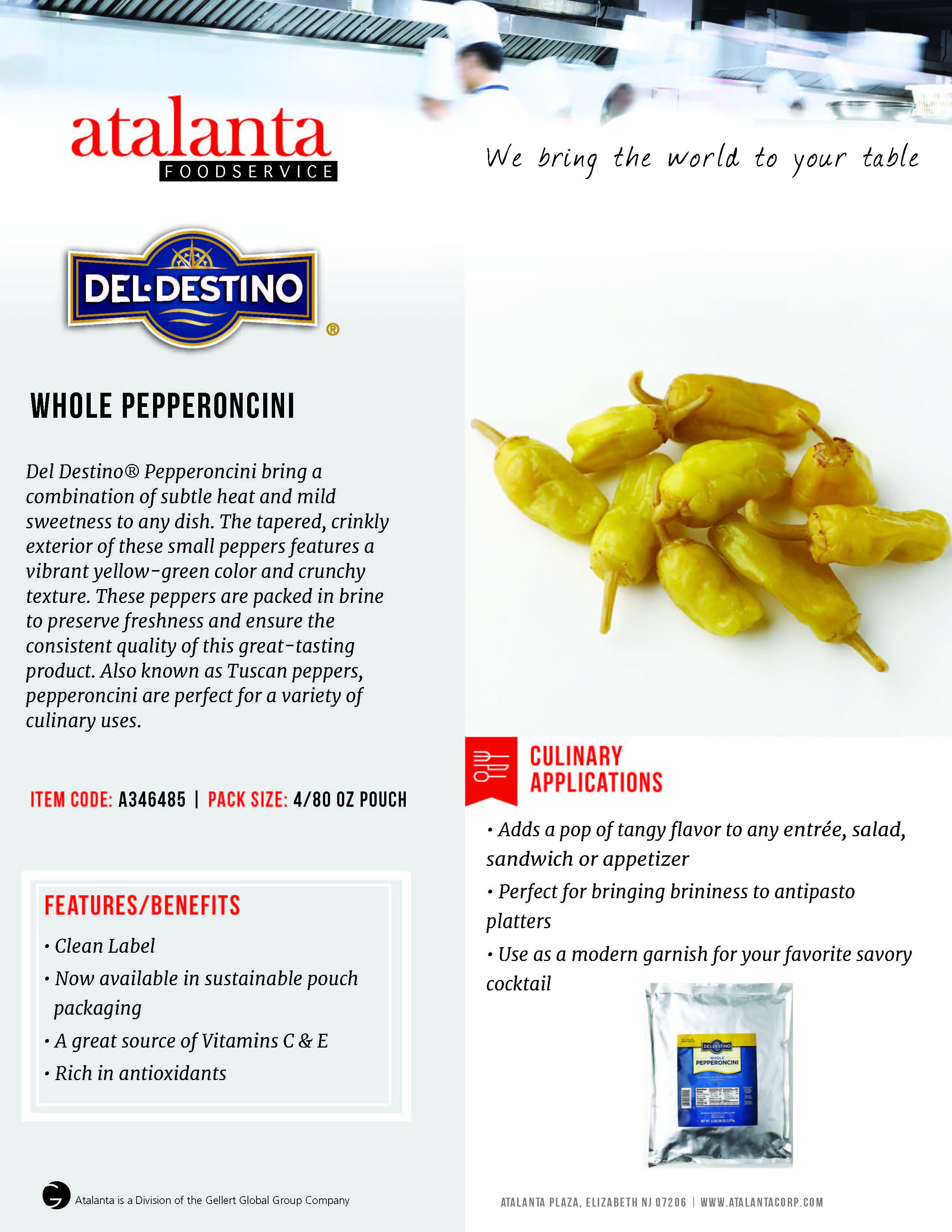 Del Destino Whole Pepperoncini POS