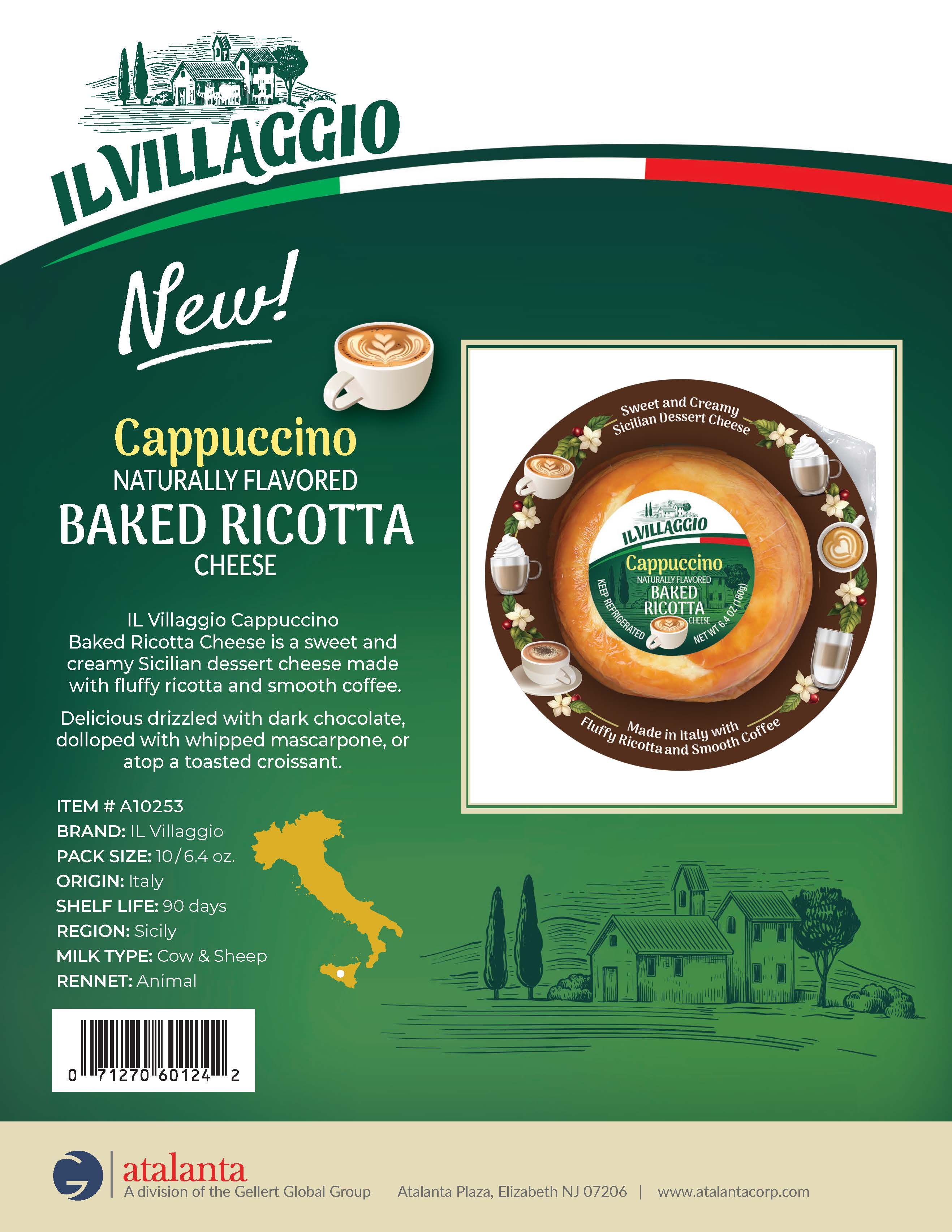 IL Villaggio Cappuccino Ricotta Cake 
