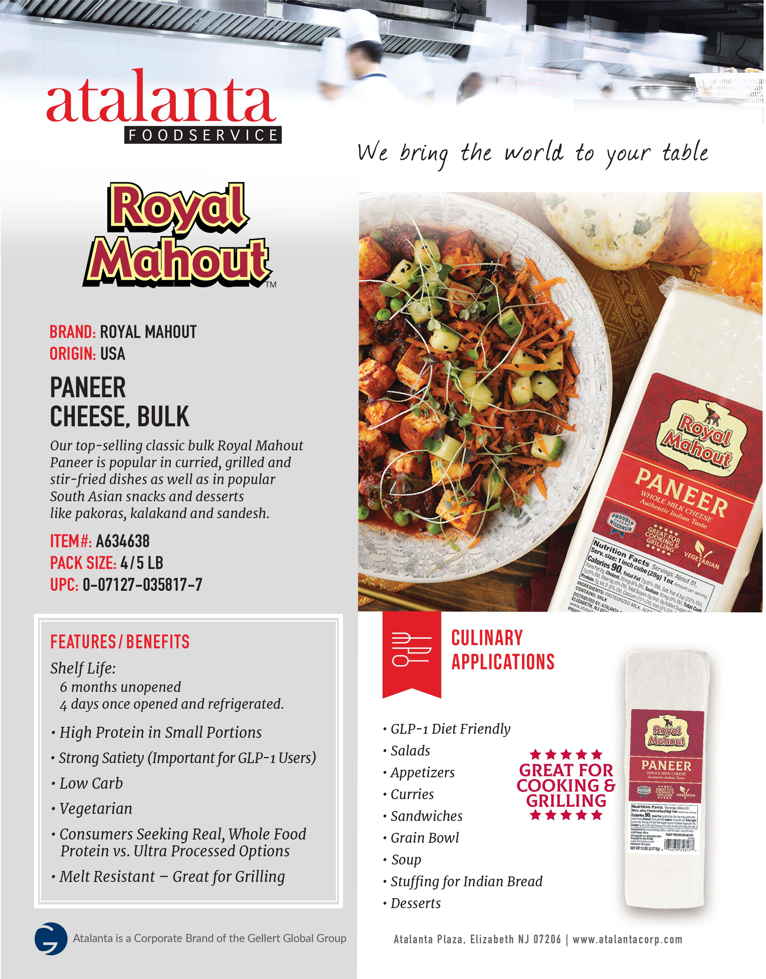 Royal Mahout Paneer Cheese POS