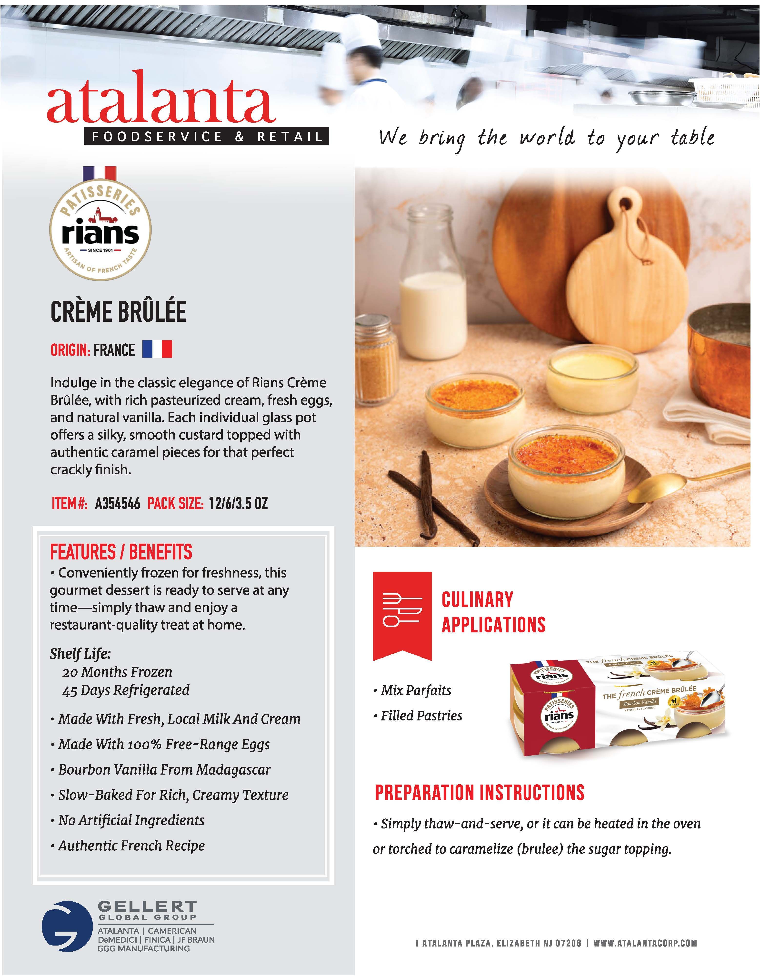 Rians Crème Brûlée POS