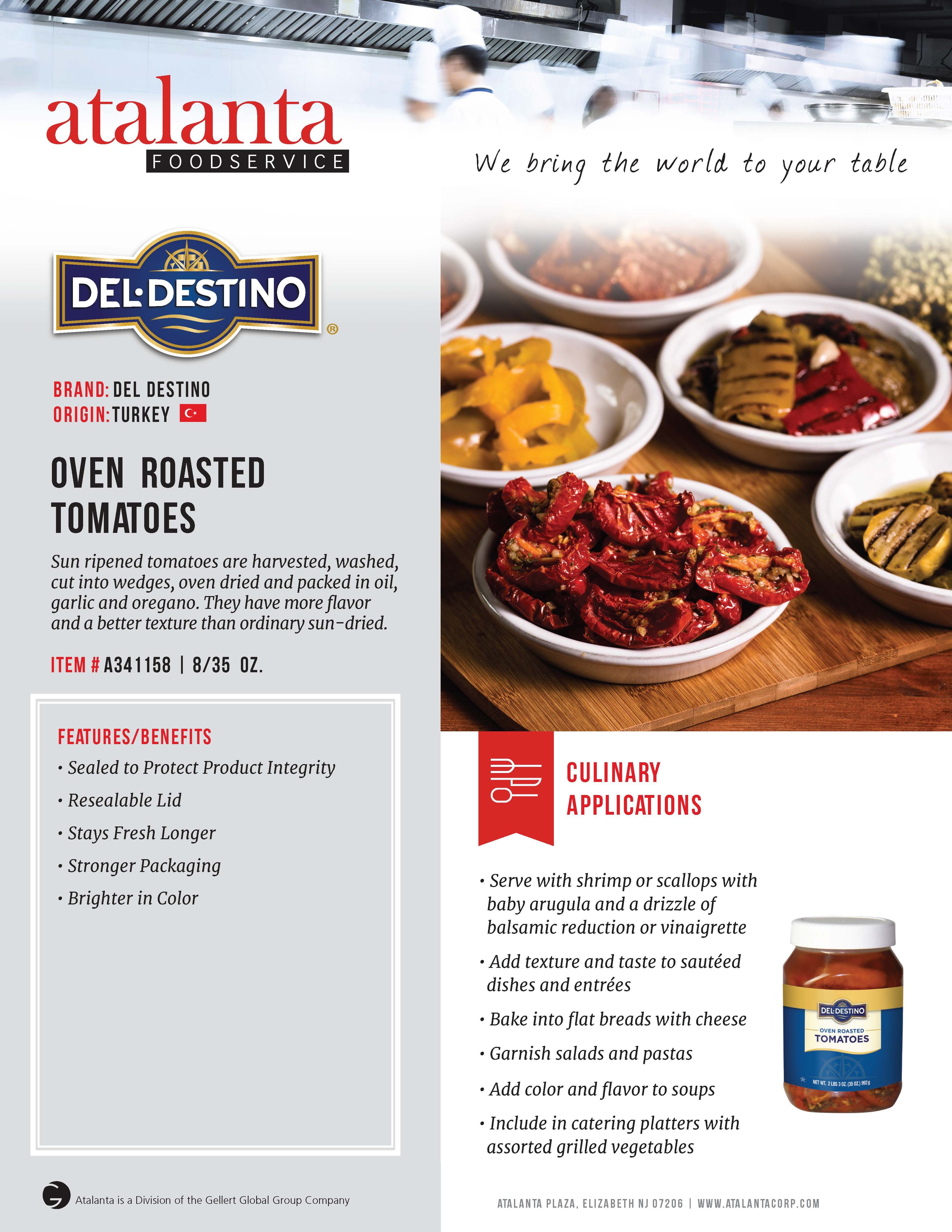 Del Destino Oven Roasted Tomatoes POS