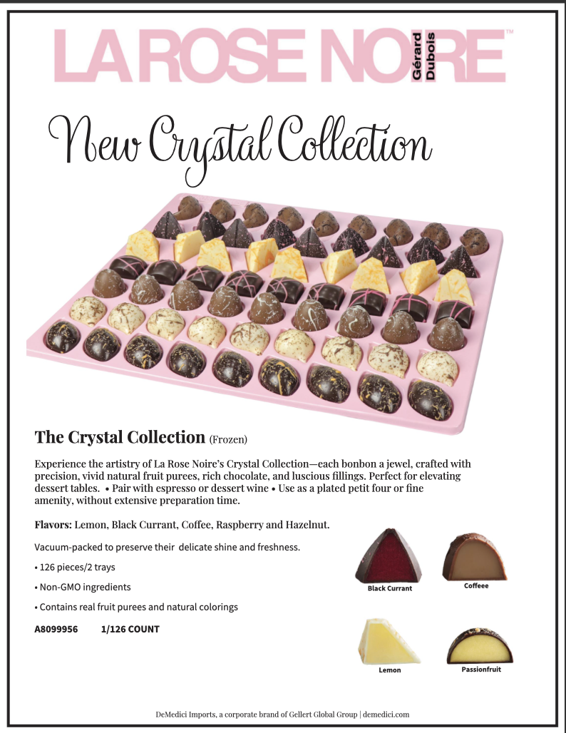 La Rose Noire Crystal Collection and Gluten-Free Tart Shell POS 2026 