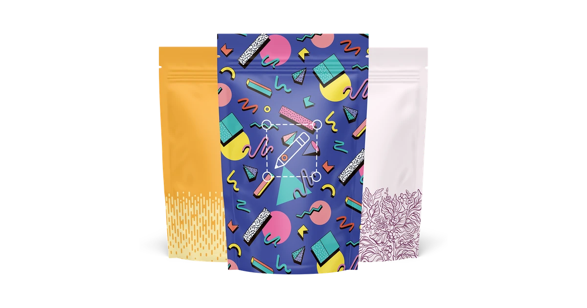 Design Your Own Personalized Stand Up Pouches for Product Packaging ...