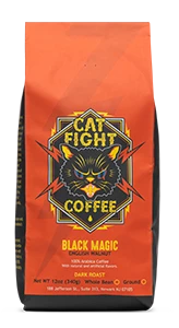 Custom Gusset Bag - Cat Fight Coffee
