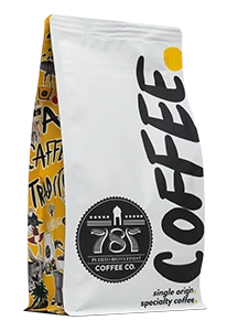 Custom Flat Bottom Bag - 787 Coffee