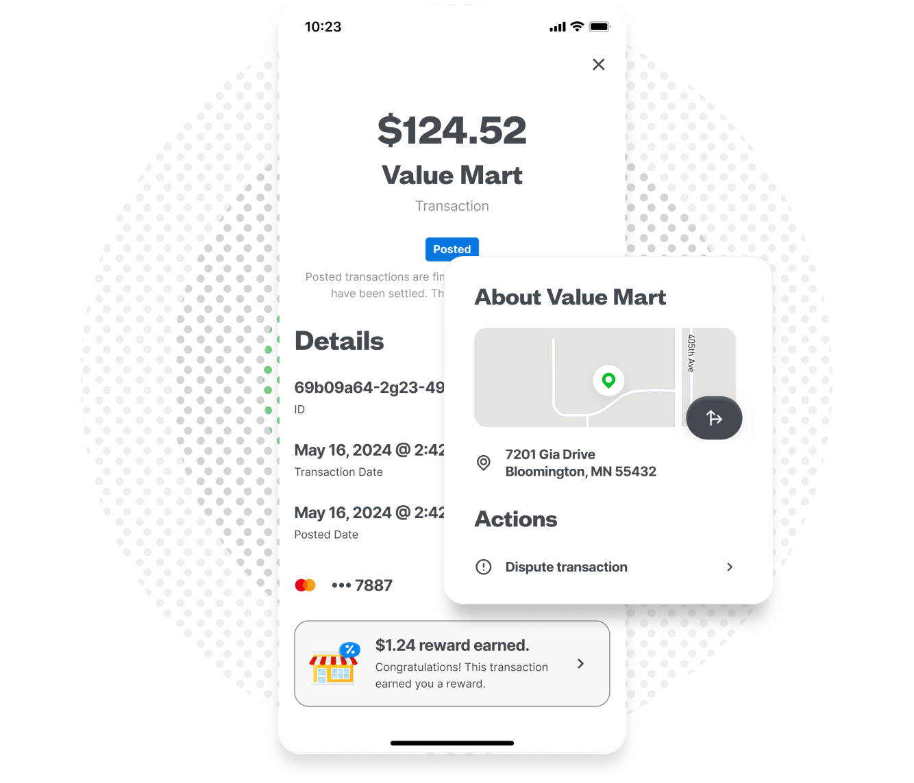 ShiftKey Wallet transaction screen