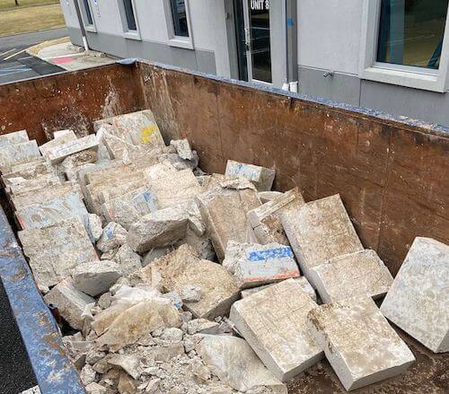 Concrete Dumpster Rentals