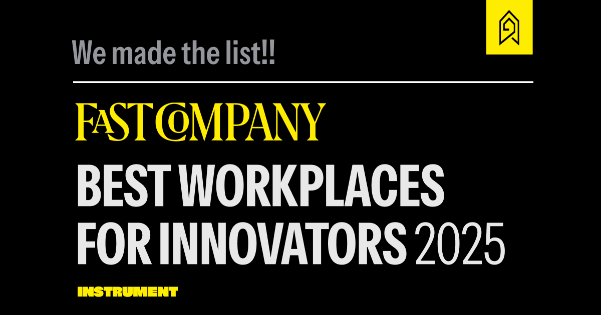 Instrument named Best Workplace for Innovators 2025! | Instrument