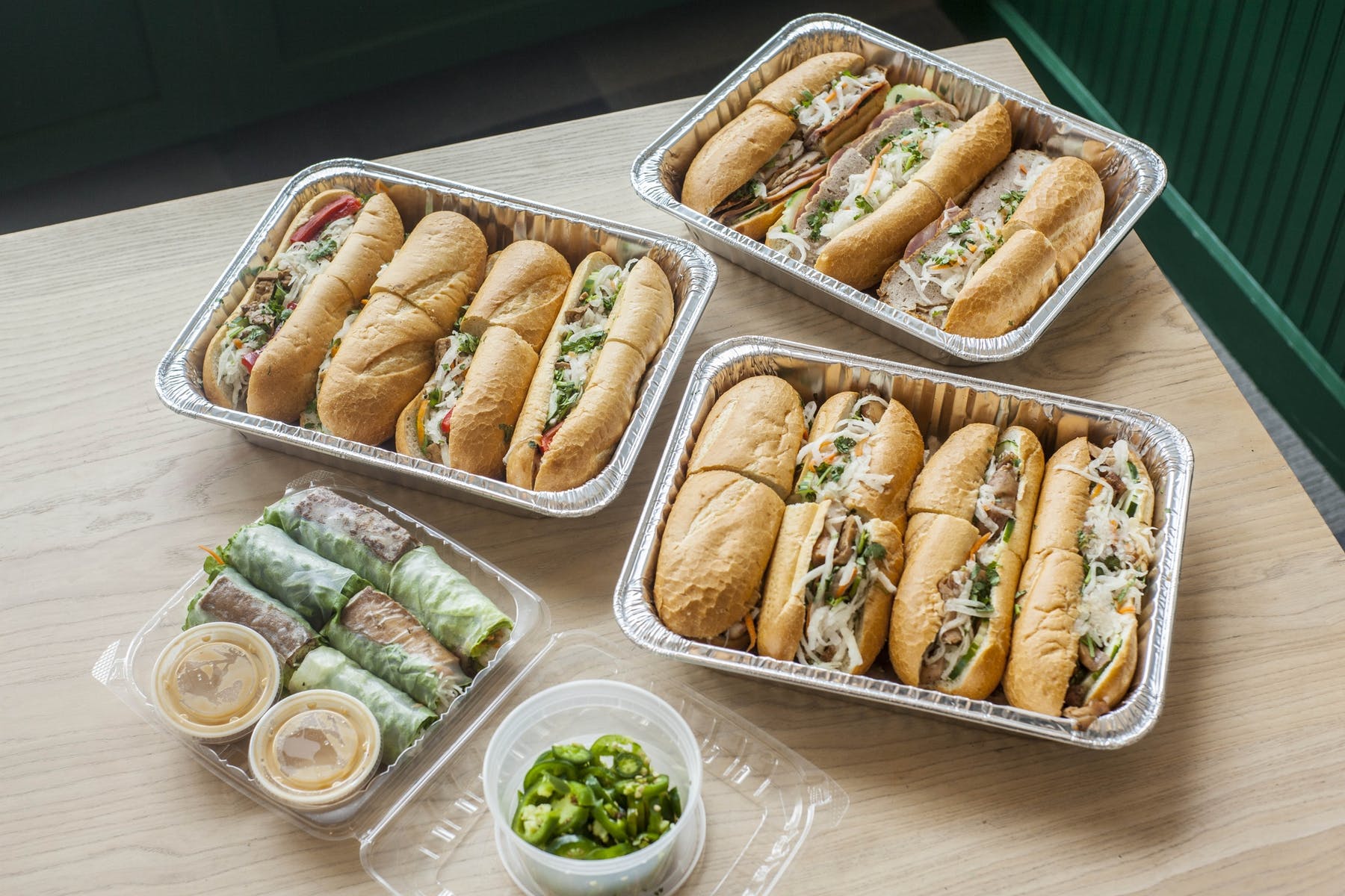 Best Practices and Tips when Ordering Indivdiually-Wrapped and Platters of Banh Mi Vietnamese Sandwiches