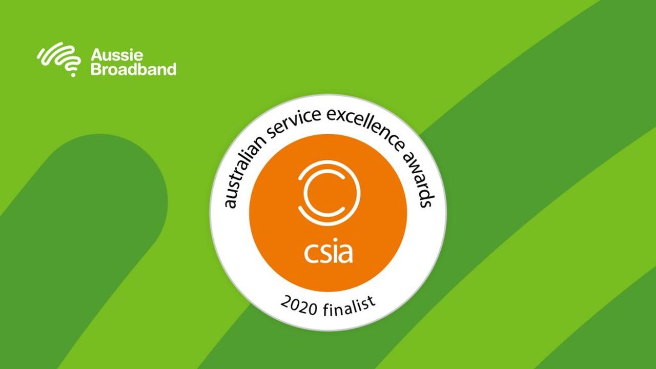 Australian Service Excellence Awards 2020 Finalist Aussie Broadband