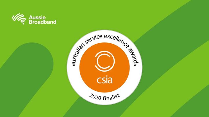 Australian Service Excellence Awards 2020 Finalist Aussie Broadband