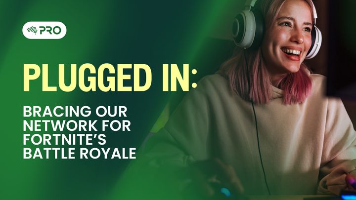 Feature image showing a woman playing video games on the right and the headline on the left