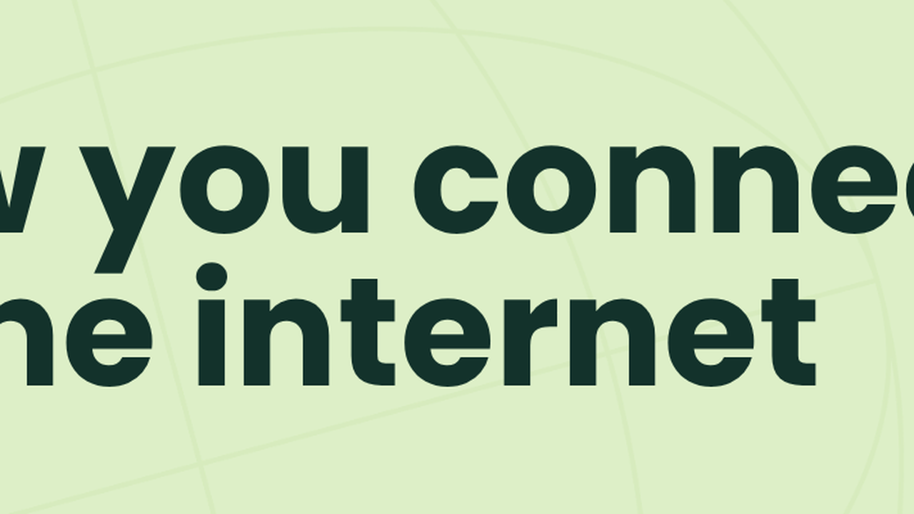 How to connect to the internet