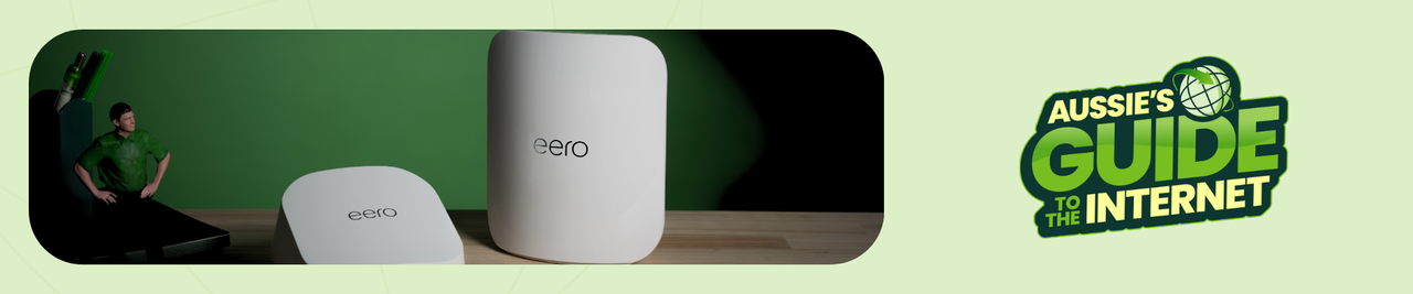 An image of 2 eero routers