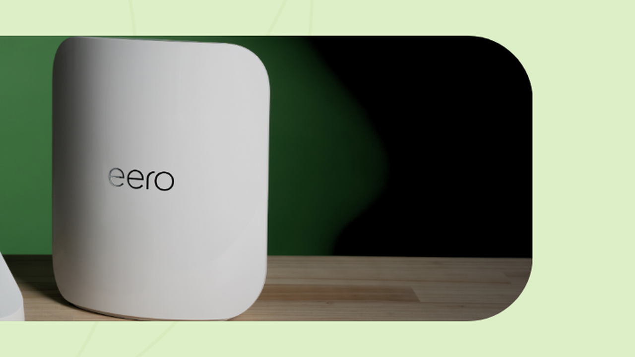 An image of 2 eero routers