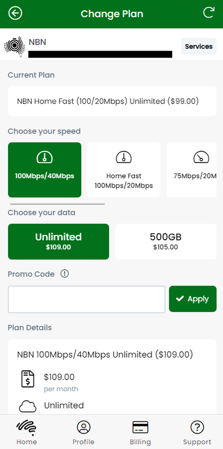 myaussie plan upgrade 02