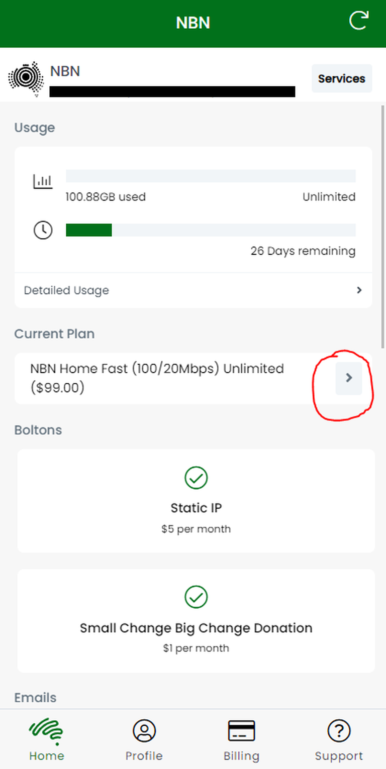 upgrading your plan in myAussie
