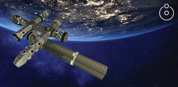 A screenshot from the video game 'On Orbit'.