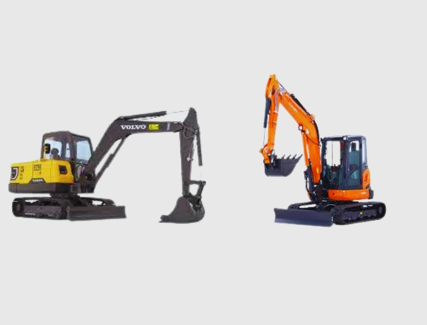 Volvo ECR55D vs. Kubota U554 Which is best?