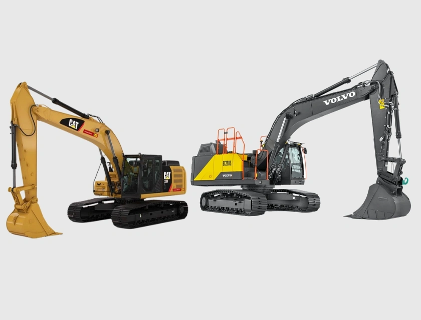 Caterpillar 330F LCR vs. Volvo EC250E: Which is best?