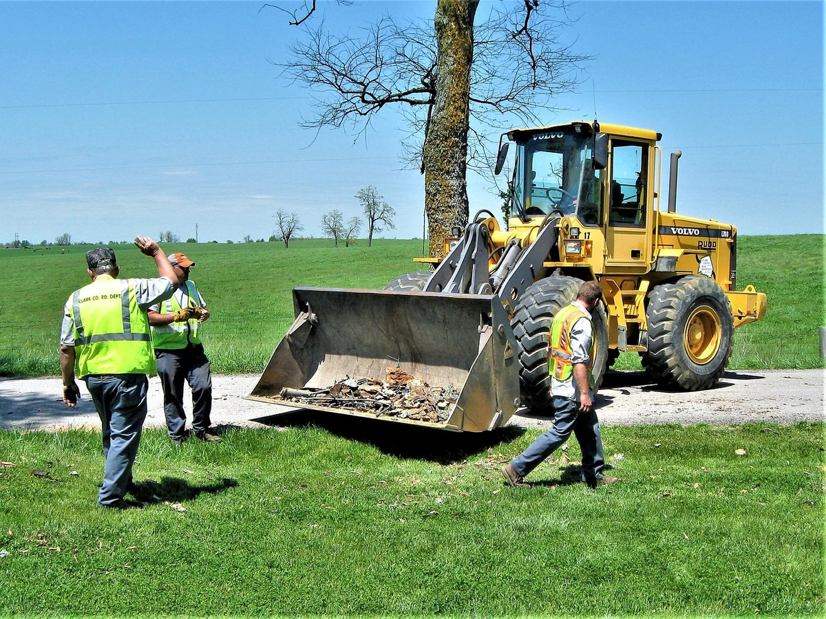 An illustration of versatile and agile front end loader for various applications.