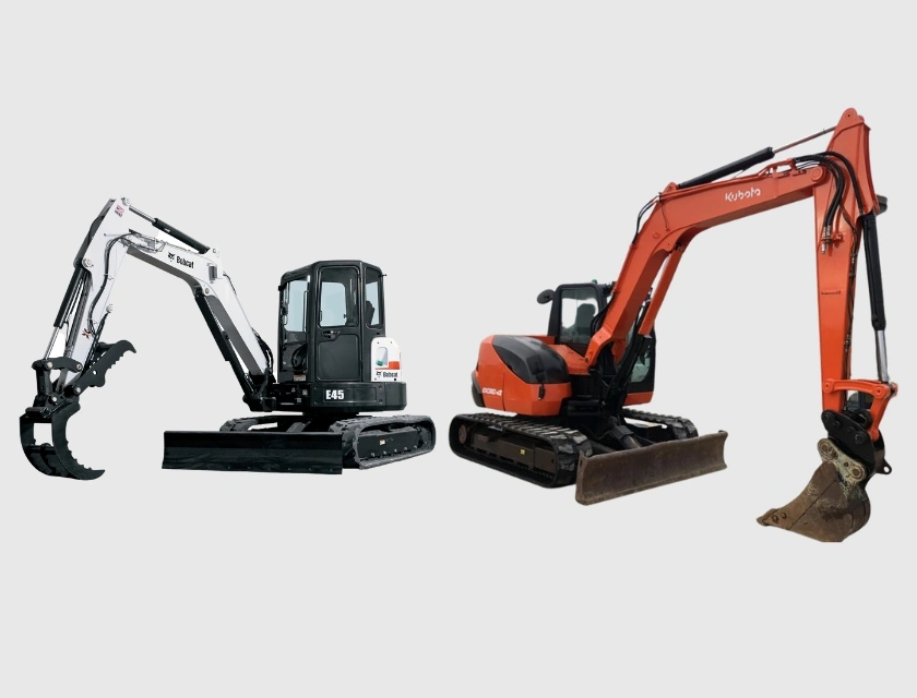 Bobcat E45 vs. Kubota KX0803 Which is best?