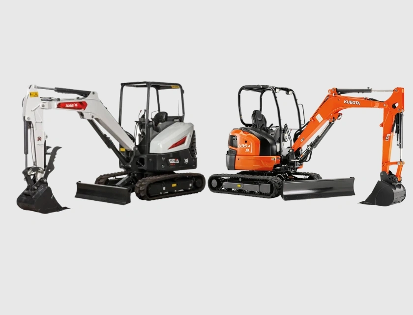 Bobcat E32 vs. Kubota U354 Which is best? Boom & Bucket