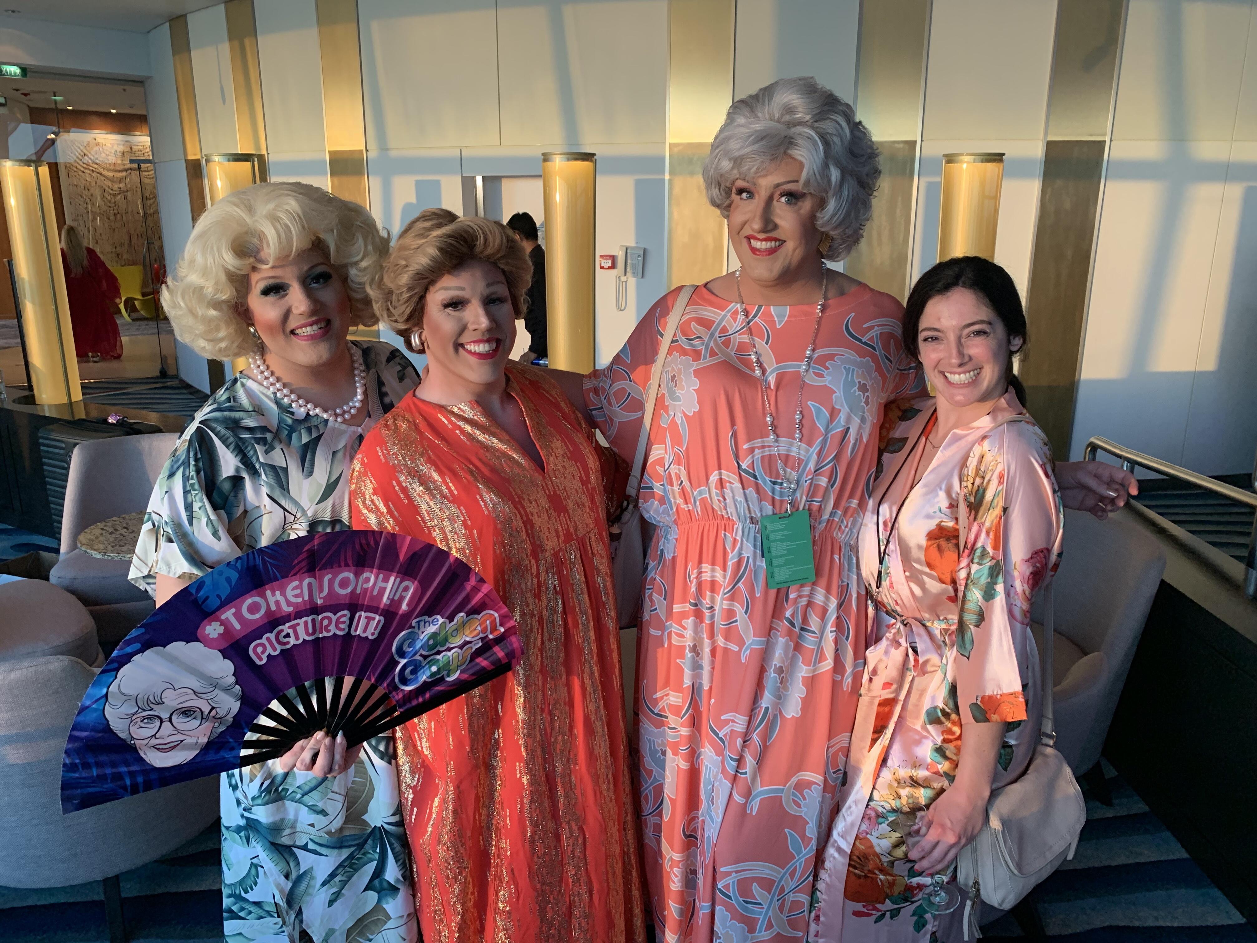 slim fit dress slacks Golden Girls