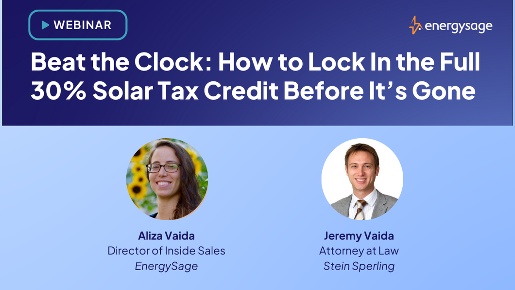 On demand EnergySage webinar