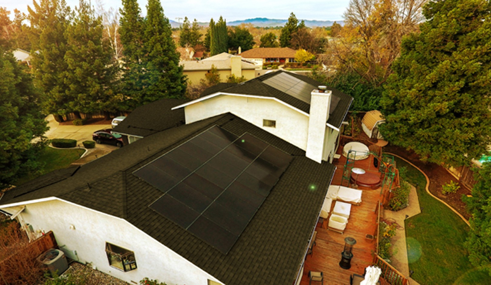 Canadian Solar panels on roof