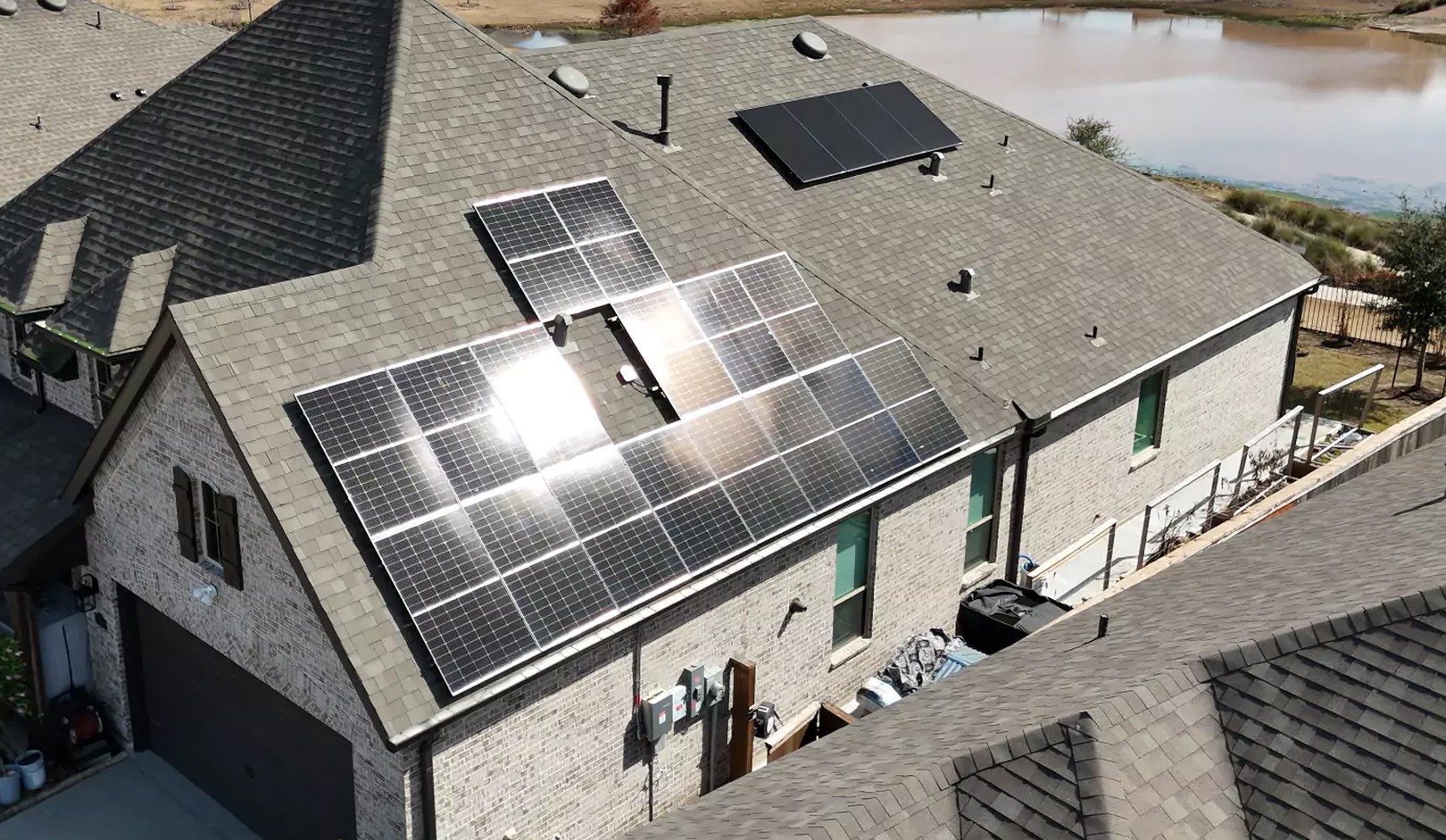 CW Energy solar panels on roof