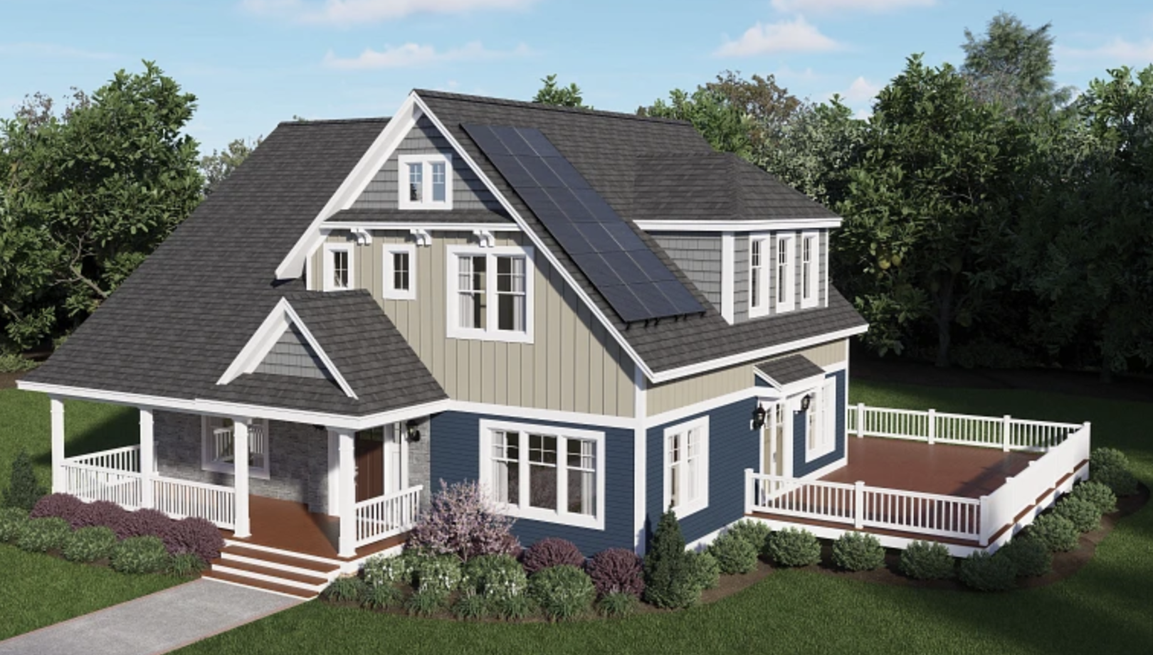 CertainTeed Solar panels on roof