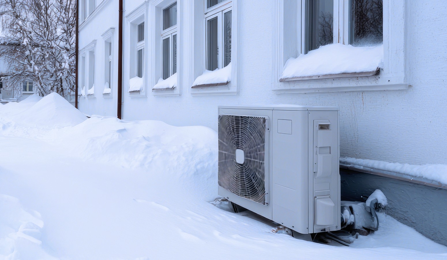 Frozen heat pump