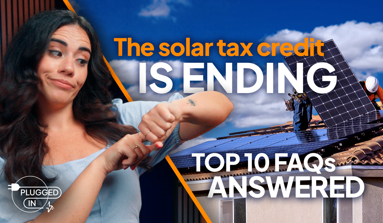 Solar installation crew at work