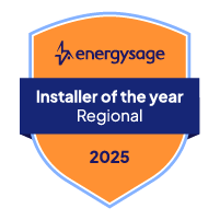 Installer of the year 2025 regional badge