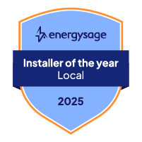 Installer of the year 2025 local badge